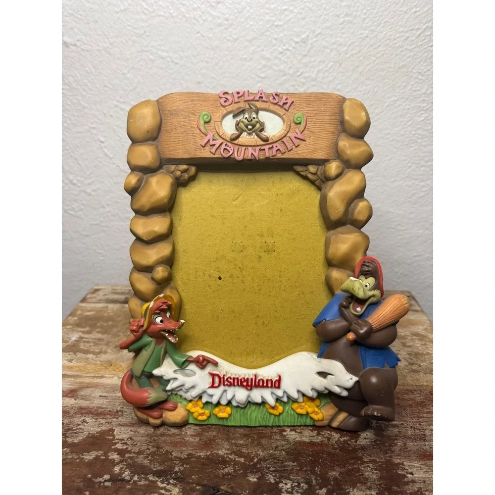 Vintage Disneyland Splash‎ Mountain 3D Picture Frame Br'er Fox & Br'er Bear